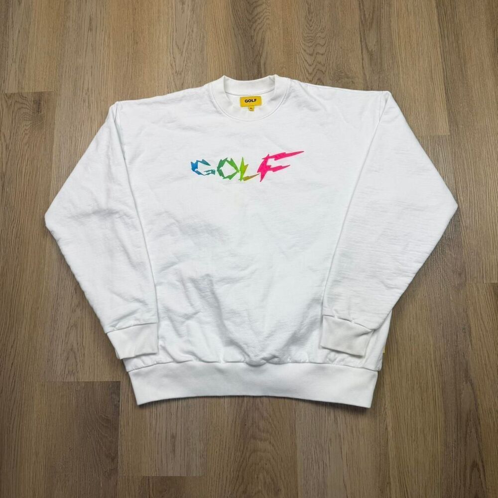golf wang sweatshirt mens size L white Tyler the creator rap music